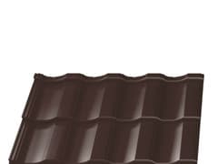 Металлочерепица Геркулес Элит, Matt БАРХАТ, RAL8017 Шоколад, 0.5 мм, 2 волны, ЦМ