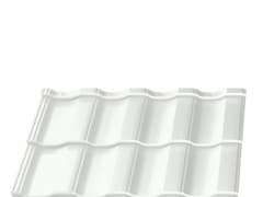 Металлочерепица Геркулес Элит, полиэстер, RAL9003 Белый, 0.45 мм, 2 волны, ЦМ