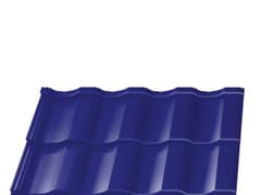 Металлочерепица Геркулес Элит, полиэстер, RAL5002 Синий Ультрамарин, 0.45 мм, 2 волны, ЦМ