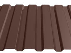 Профнастил Н20, полимерное покрытие, RAL 8017 (шоколад), толщина 0,5 мм, КВ